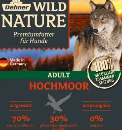 Dehner Wild Nature Nassfutter für Hunde Hochmoor Adult, 11 x 150 g Online