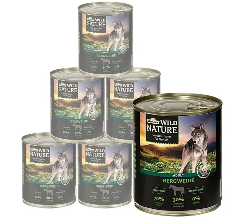 Dehner Wild Nature Nassfutter Hund > Nassfutter für Hunde Bergweide Adult, Pferd