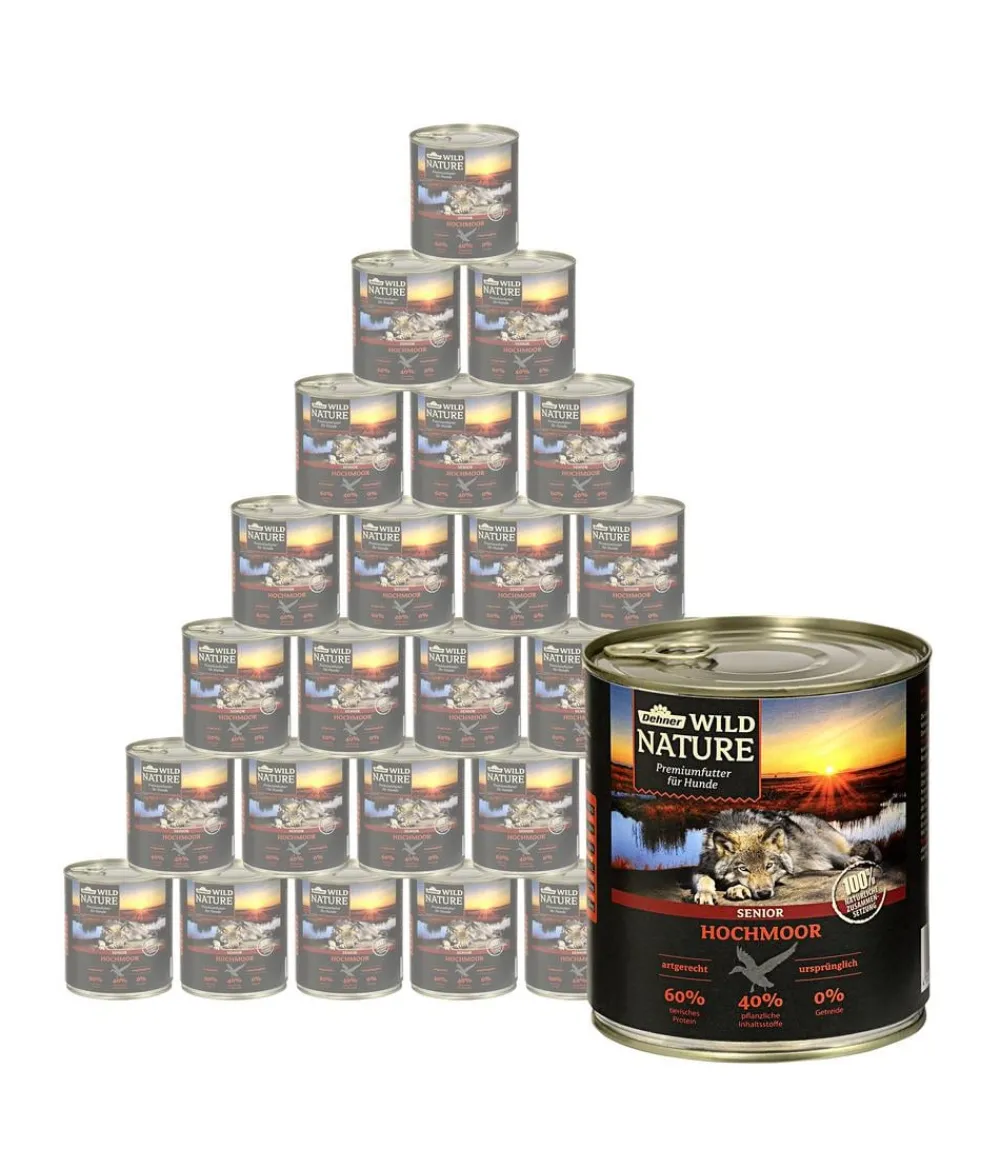 Dehner Wild Nature Nassfutter Hund > Nassfutter für Hunde Hochmoor Senior, Ente