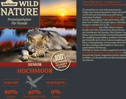 Dehner Wild Nature Nassfutter Hund > Nassfutter für Hunde Hochmoor Senior, Ente