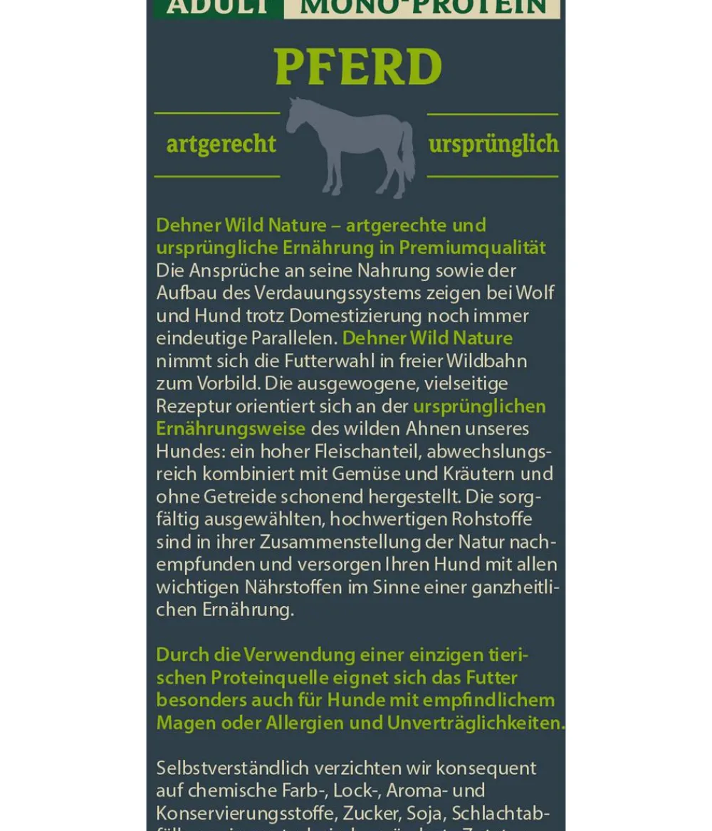 Dehner Wild Nature Nassfutter Hund > Nassfutter für Hunde Mono-Protein Adult, Pferd
