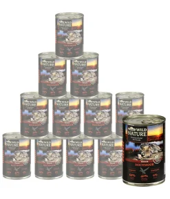 Dehner Wild Nature Nassfutter für Hunde Hochmoor Senior, Ente