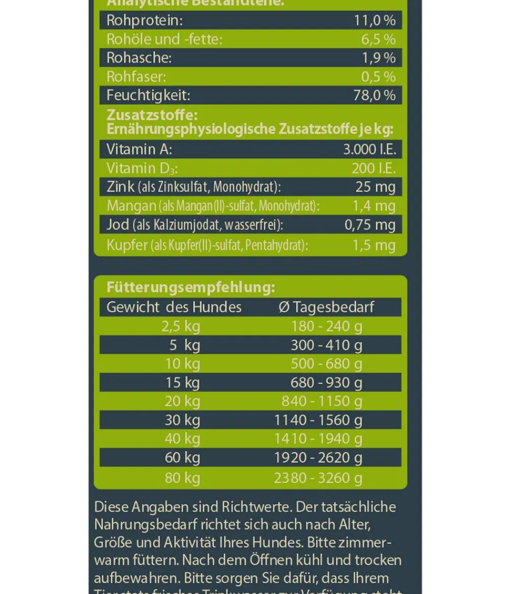 Dehner Wild Nature Nassfutter Hund > Nassfutter für Hunde Hochmoor Adult, Ente