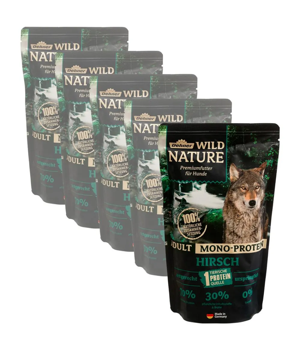 Dehner Wild Nature Nassfutter Hund > Nassfutter für Hunde Mono-Protein Adult, Hirsch