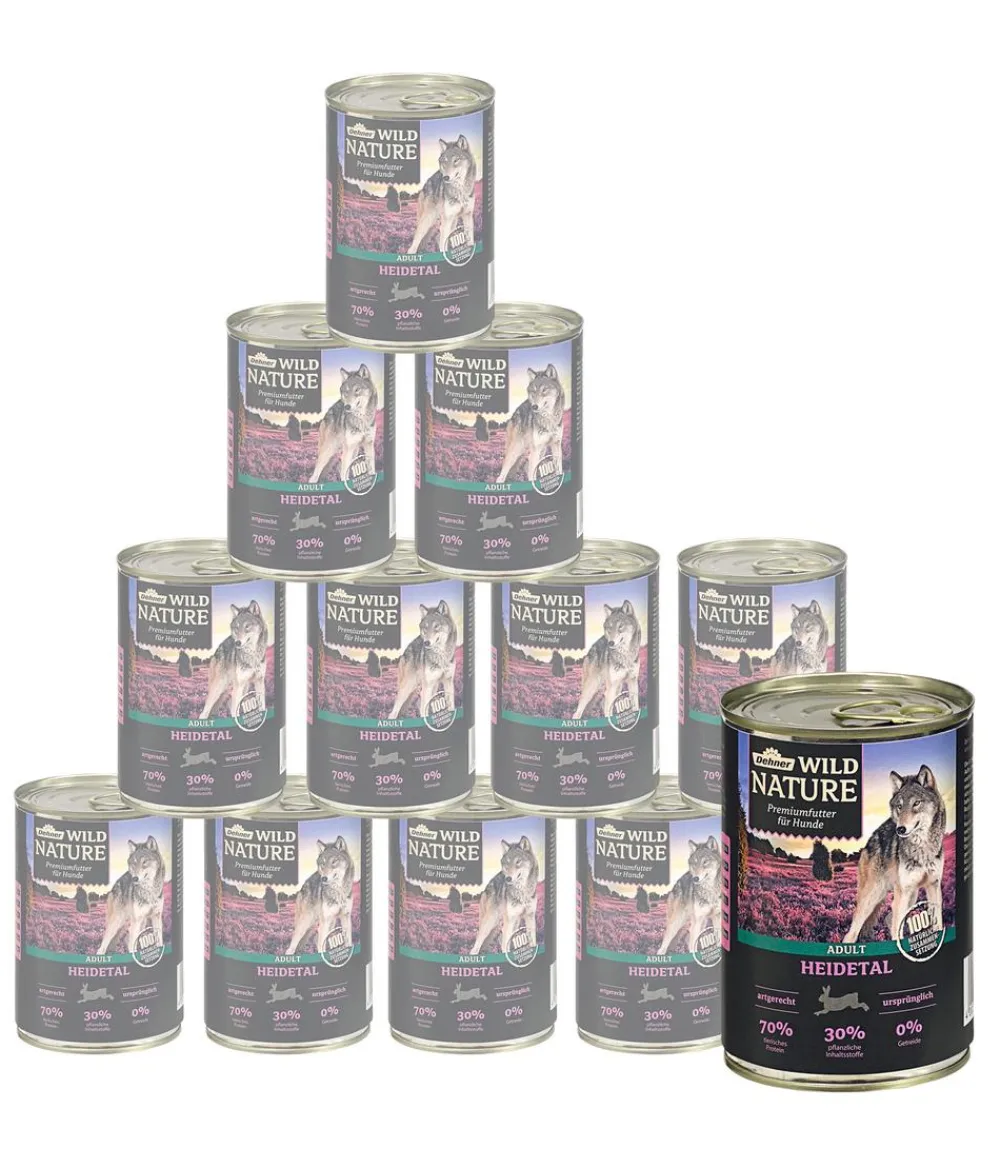 Dehner Wild Nature Nassfutter Hund - Nassfutter für Hunde Mono-Protein Adult, Pferd