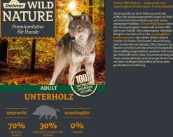 Dehner Wild Nature Nassfutter Hund > Nassfutter für Hunde Unterholz Adult, Wildschwein