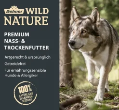 Dehner Wild Nature Nassfutter Hund - Nassfutter für Hunde Heidetal Adult, Kaninchen