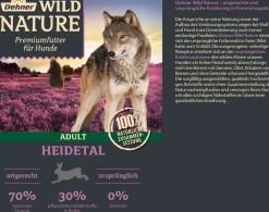 Dehner Wild Nature Nassfutter Hund - Nassfutter für Hunde Heidetal Adult, Kaninchen