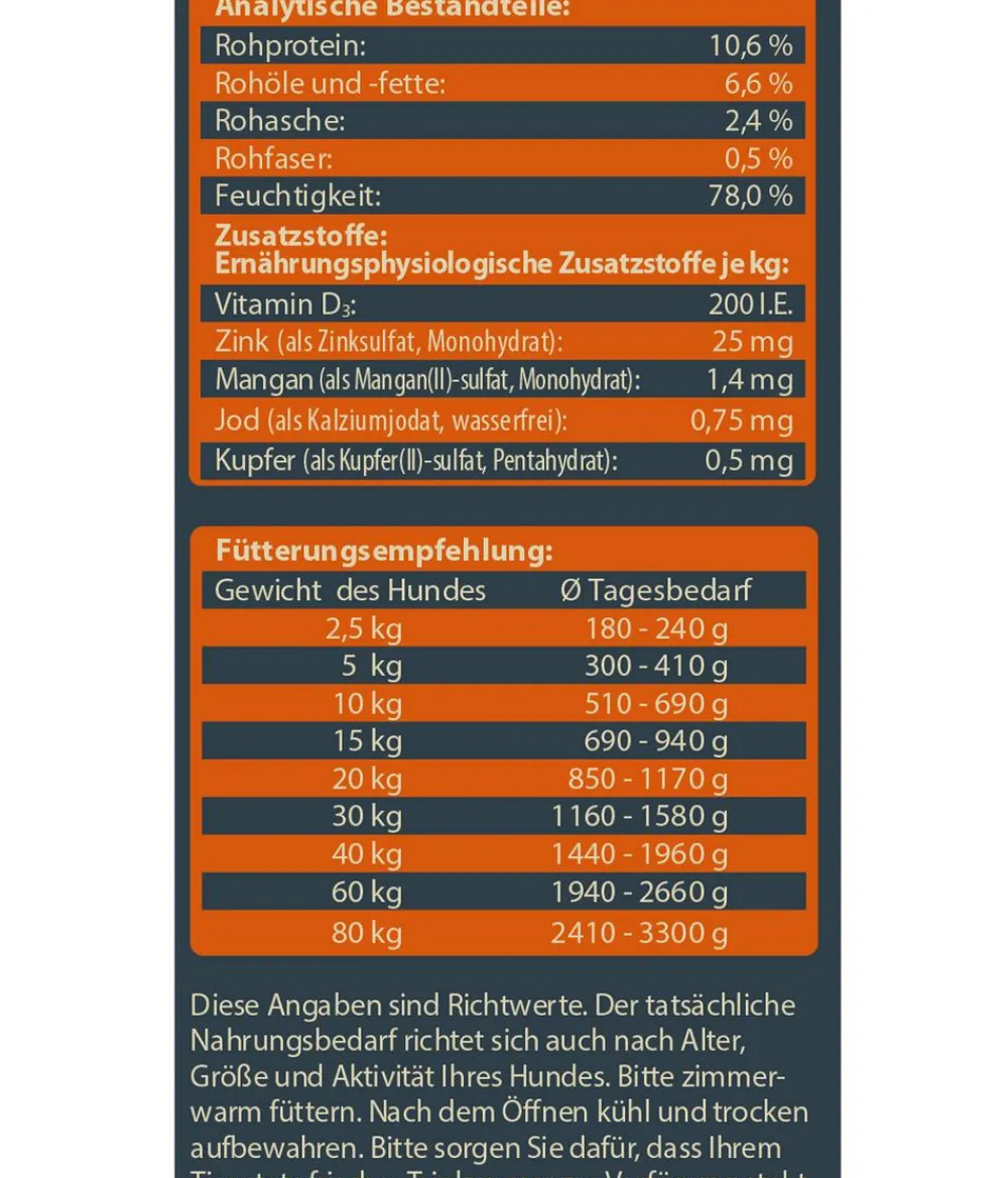 Dehner Wild Nature Nassfutter für Hunde Mono-Protein Adult, Wildschwein Clearance