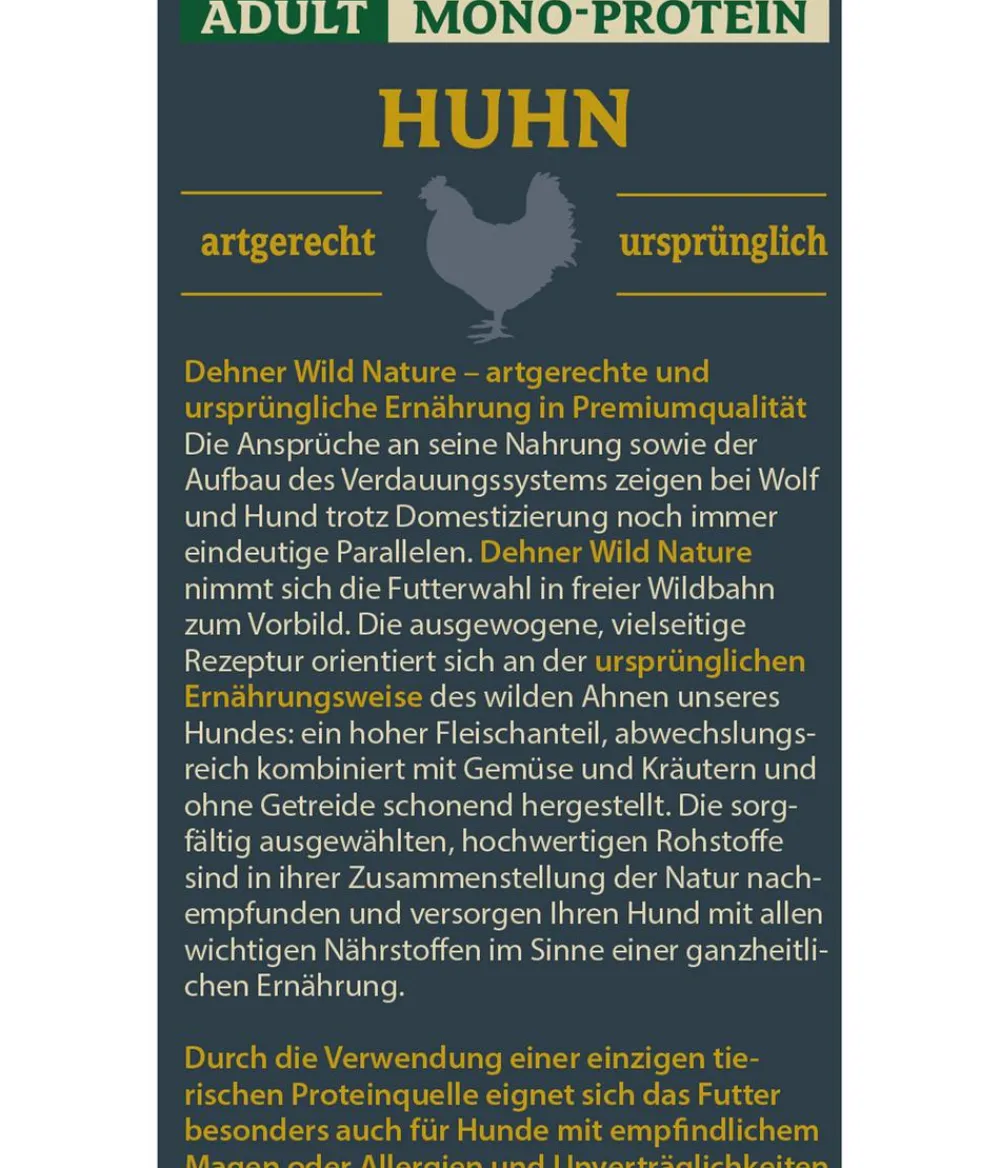 Dehner Wild Nature Nassfutter für Hunde Mono-Protein Adult, Huhn Online