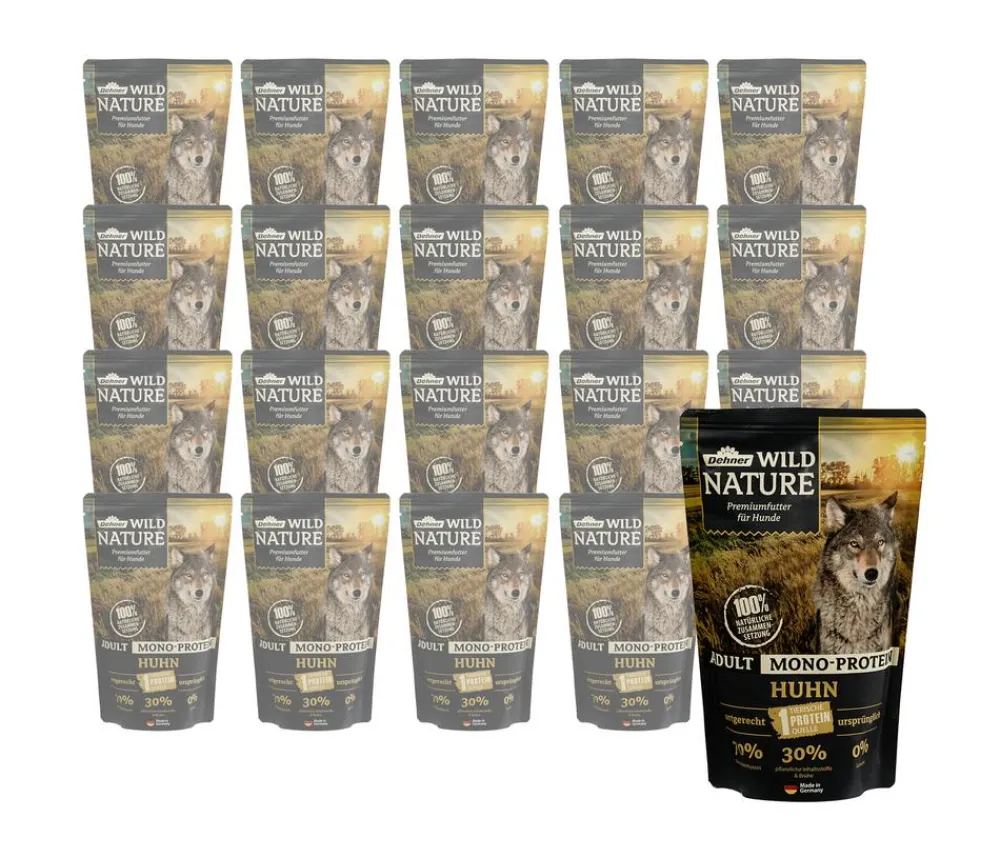 Dehner Wild Nature Nassfutter für Hunde Mono-Protein Adult, Huhn Online