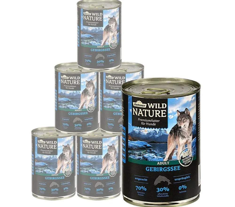 Dehner Wild Nature Nassfutter Hund > Nassfutter für Hunde Gebirgssee Adult, Lachs