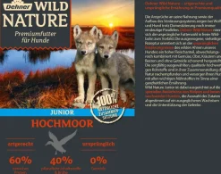 Dehner Wild Nature Nassfutter Hund > Nassfutter für Hunde Hochmoor Junior, Ente
