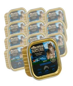 Dehner Wild Nature Nassfutter Hund > Nassfutter für Hunde Gebirgssee Adult, 11 x 150 g