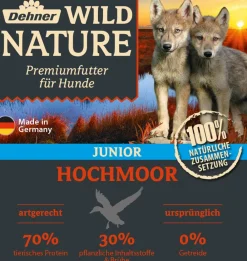 Dehner Wild Nature Nassfutter Hund > Nassfutter für Hunde Hochmoor Junior, 11 x 150 g