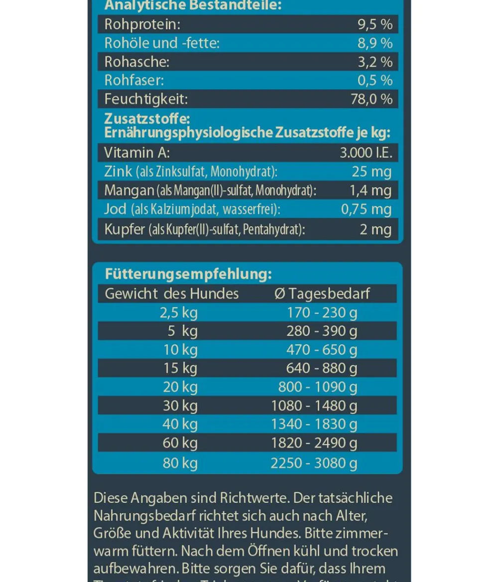 Dehner Wild Nature Nassfutter Hund - Nassfutter für Hunde Mono-Protein Adult, Lachs