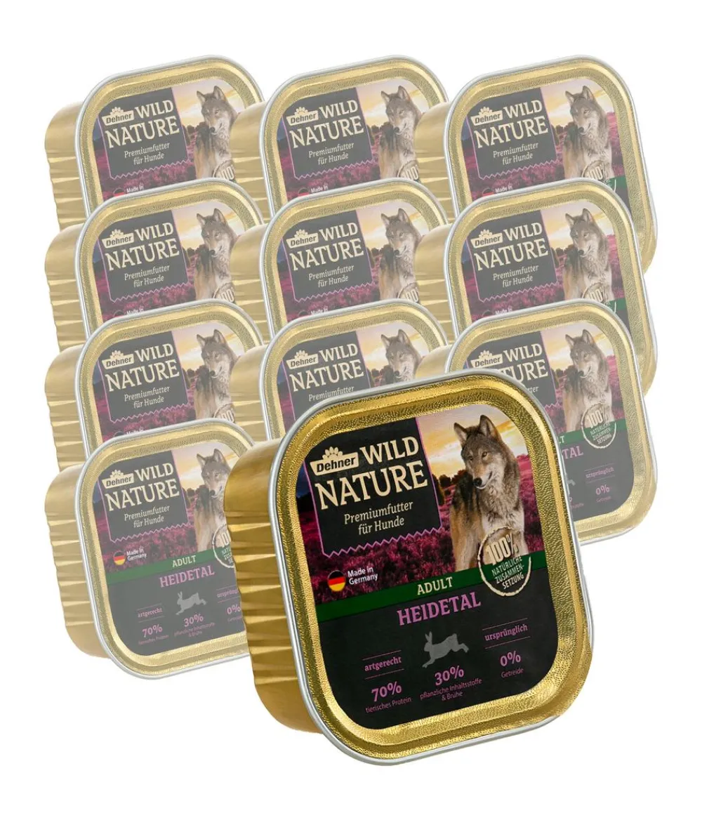 Dehner Wild Nature Nassfutter für Hunde Heidetal Adult, 11 x 150 g Online