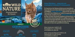 Dehner Wild Nature Nassfutter Katze > Nassfutter für Katzen Gebirgssee Adult, Lachs & Forelle, /400 g