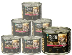Dehner Wild Nature Nassfutter Katze > Nassfutter für Katzen Hügelland Kitten, Huhn, /400 g