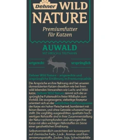 Dehner Wild Nature Nassfutter Katze > Nassfutter für Katzen Auwald Adult, Hirsch & Truthahn, 16 x 85 g