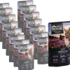 Dehner Wild Nature Nassfutter Katze - Nassfutter für Katzen Heidetal Adult, Kaninchen & Huhn, 16 x 85 g