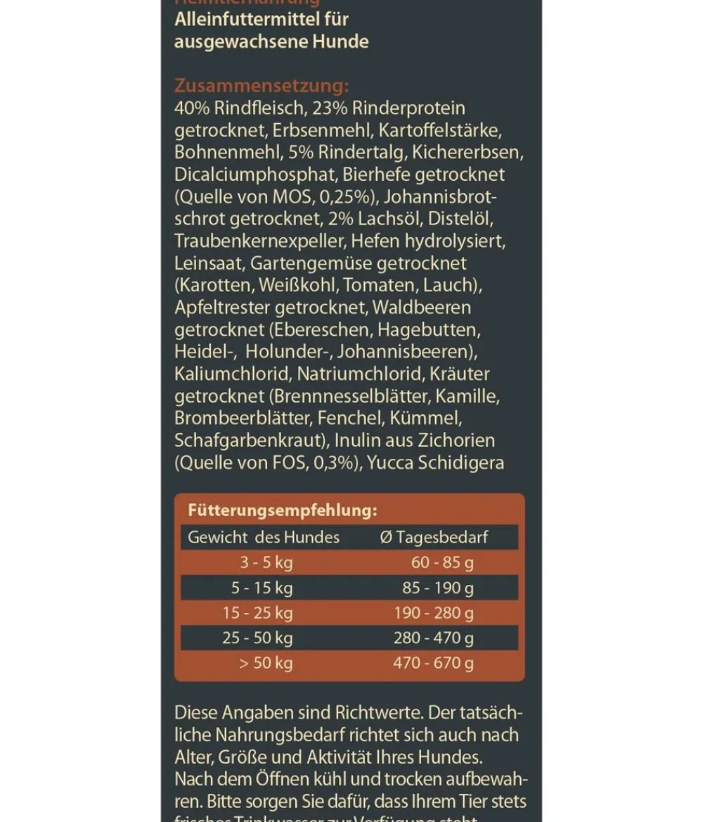 Dehner Wild Nature Trockenfutter Hund > Trockenfutter für Hunde Mono-Protein Adult