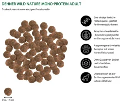 Dehner Wild Nature Trockenfutter Hund > Trockenfutter für Hunde Mono-Protein Adult