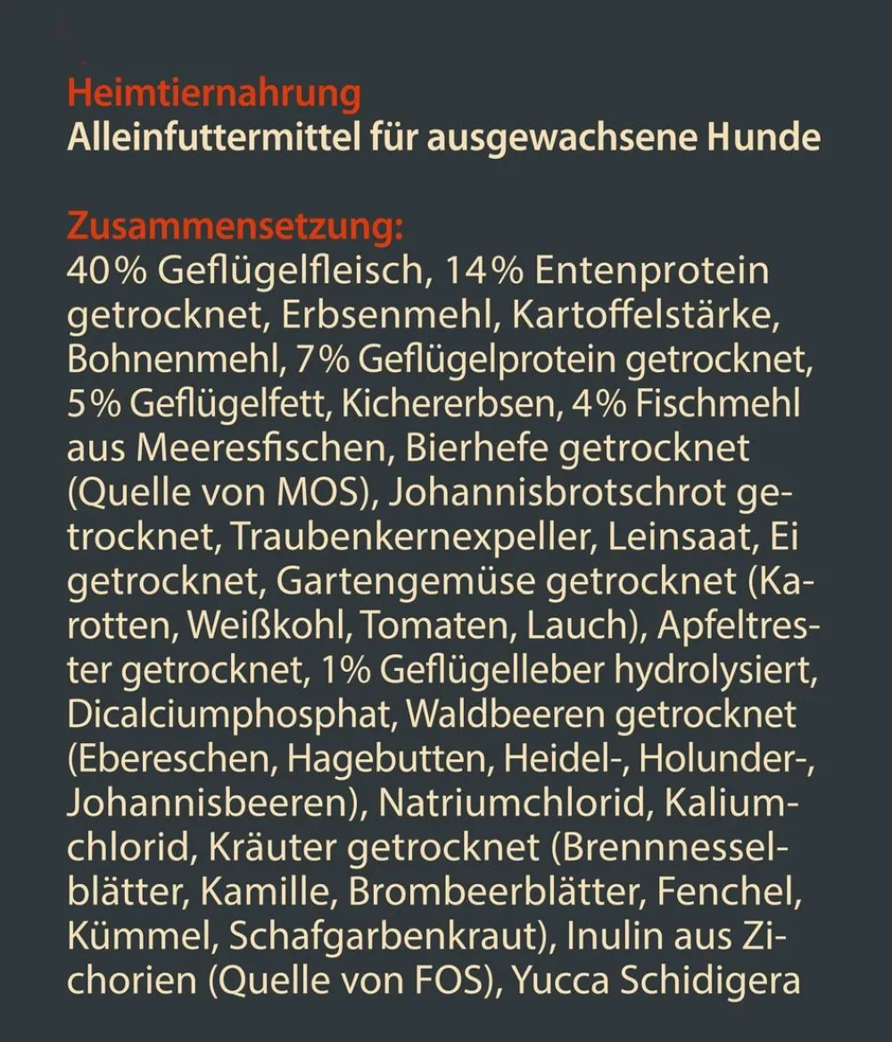 Dehner Wild Nature Trockenfutter Hund > Trockenfutter für Hunde Hochmoor Adult
