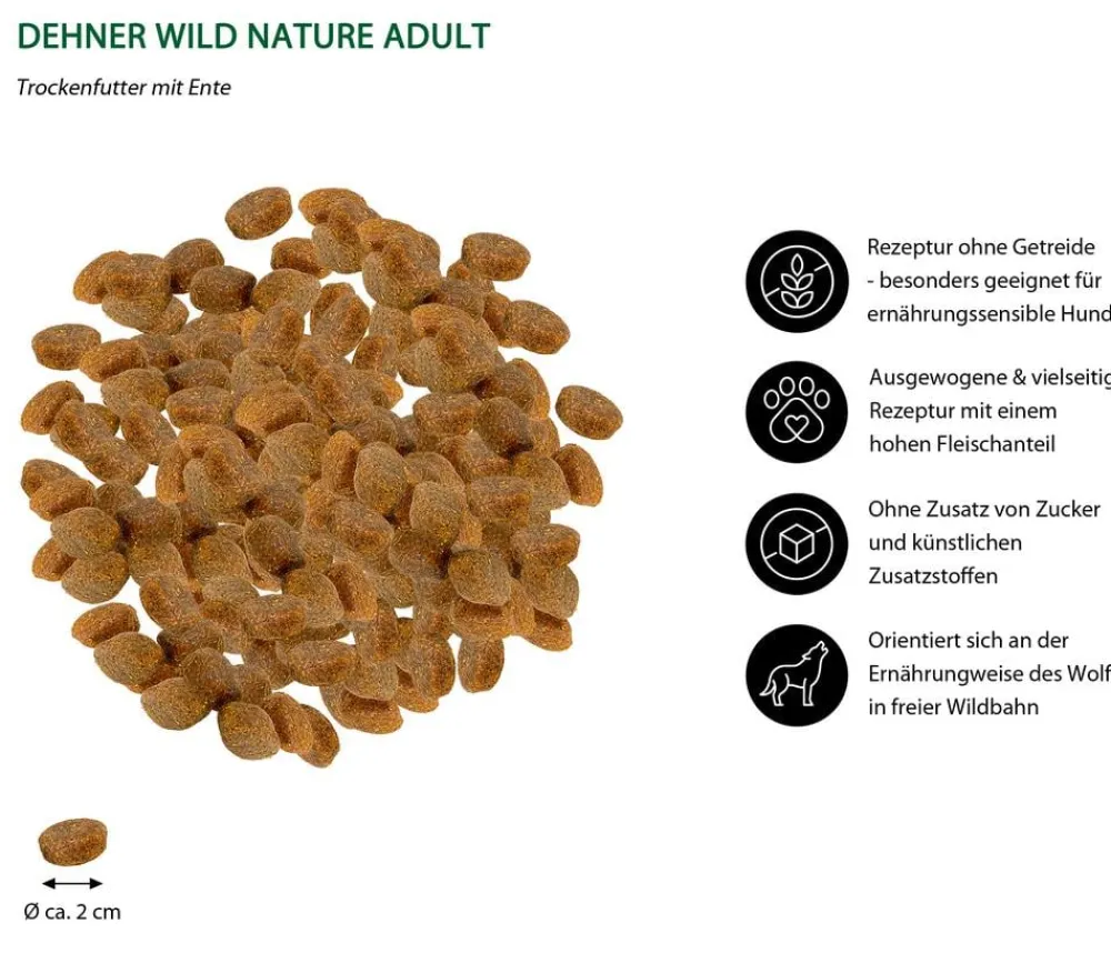 Dehner Wild Nature Trockenfutter Hund > Trockenfutter für Hunde Hochmoor Adult