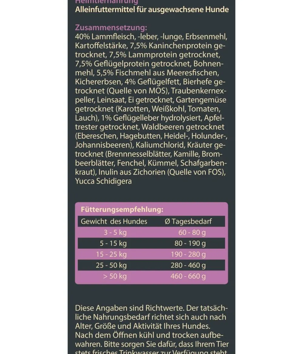Dehner Wild Nature Trockenfutter Hund > Trockenfutter für Hunde Heidetal Adult
