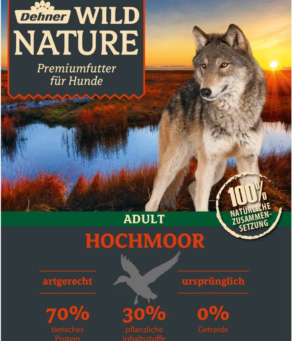 Dehner Wild Nature Trockenfutter für Hunde Hochmoor Adult Best