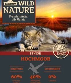 Dehner Wild Nature Trockenfutter für Hunde Hochmoor Senior Best