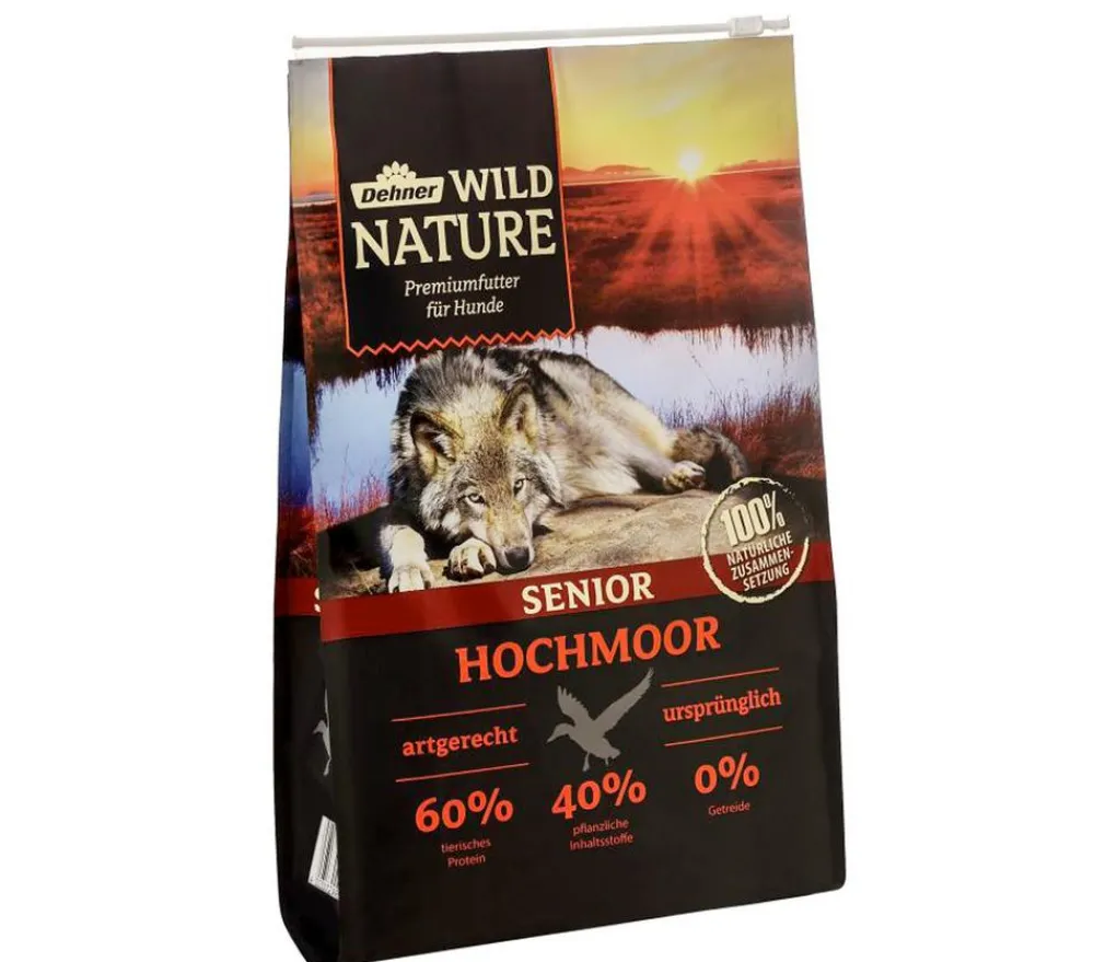 Dehner Wild Nature Trockenfutter für Hunde Hochmoor Senior Best