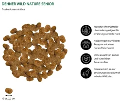 Dehner Wild Nature Trockenfutter für Hunde Hochmoor Senior Best