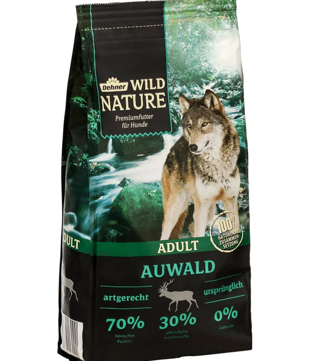 Dehner Wild Nature Trockenfutter Hund - Trockenfutter für Hunde Auwald Adult, Wild