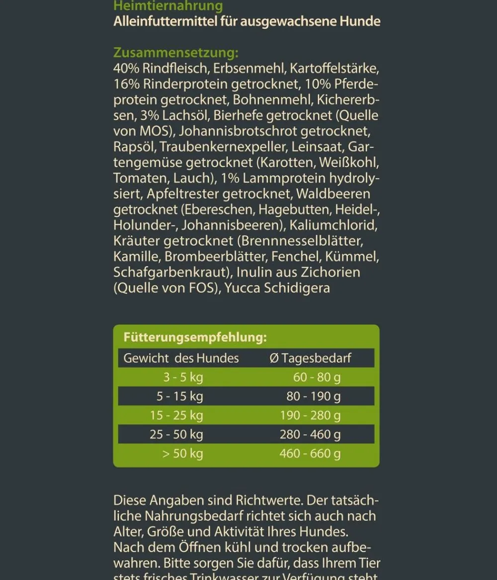 Dehner Wild Nature Trockenfutter Hund - Trockenfutter für Hunde Hochmoor Adult
