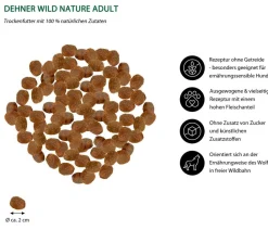 Dehner Wild Nature Trockenfutter Hund - Trockenfutter für Hunde Hochmoor Adult