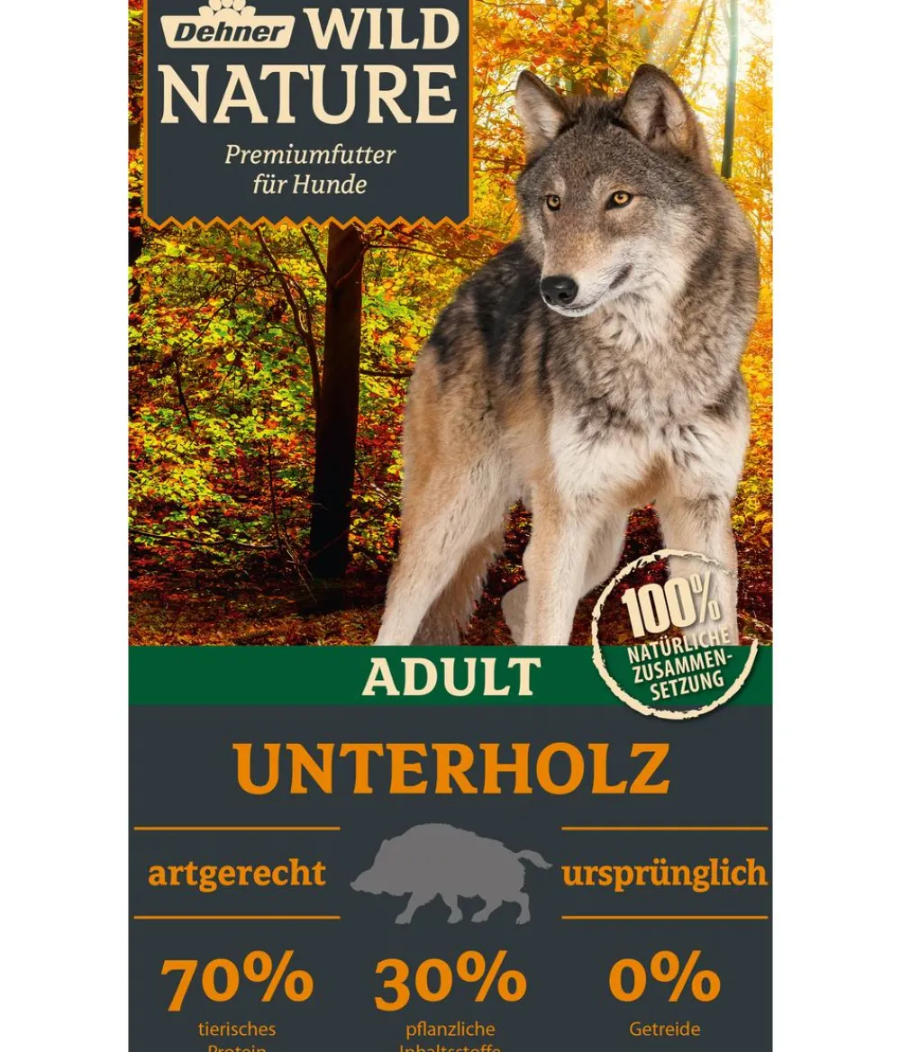 Dehner Wild Nature Trockenfutter Hund - Trockenfutter für Hunde Unterholz Adult
