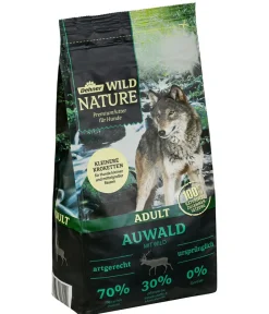 Dehner Wild Nature Trockenfutter für Hunde Auwald Kleine Krokette Adult, Wild