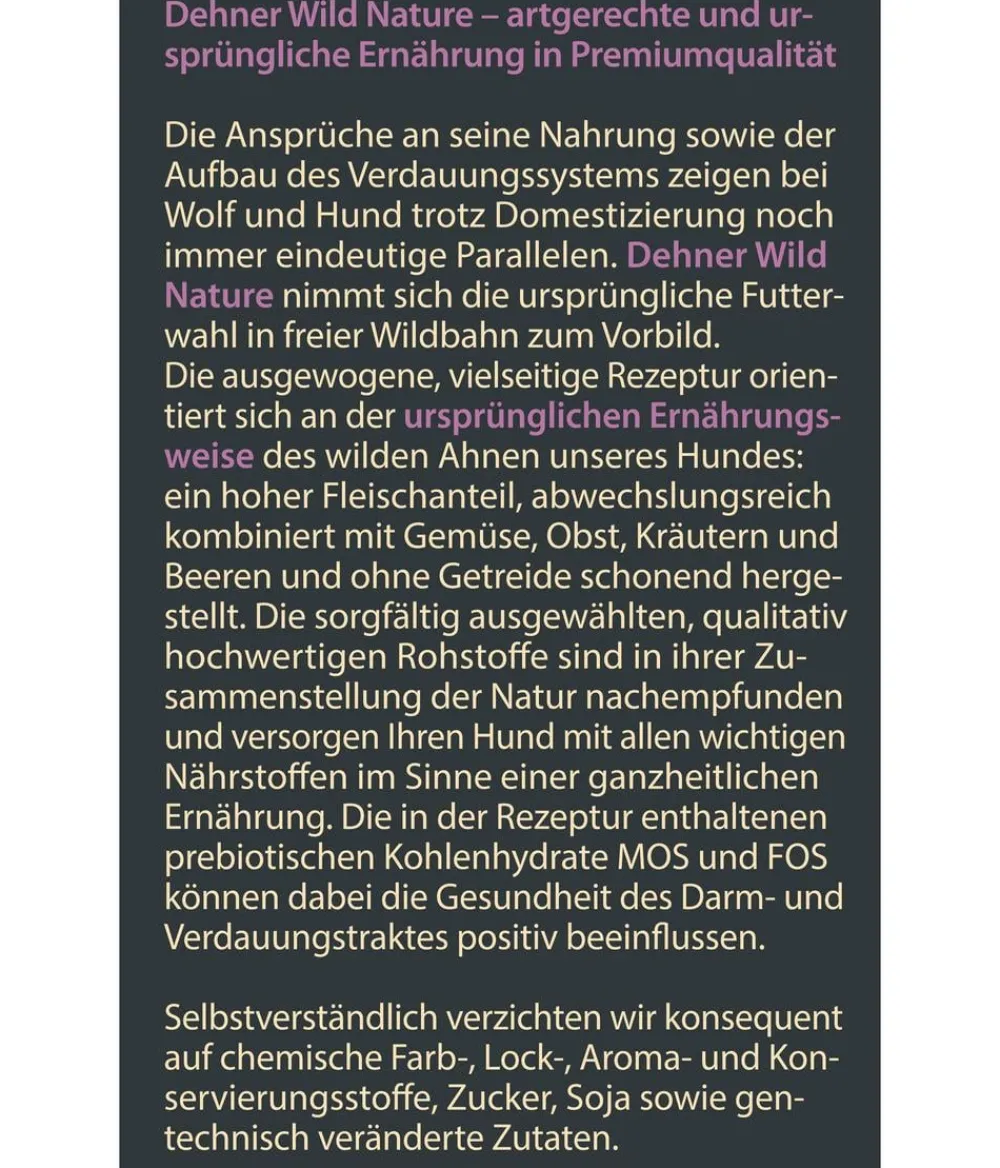 Dehner Wild Nature Trockenfutter Hund - Trockenfutter für Hunde Meeresküste Kleine Krokette Adult, Makrele