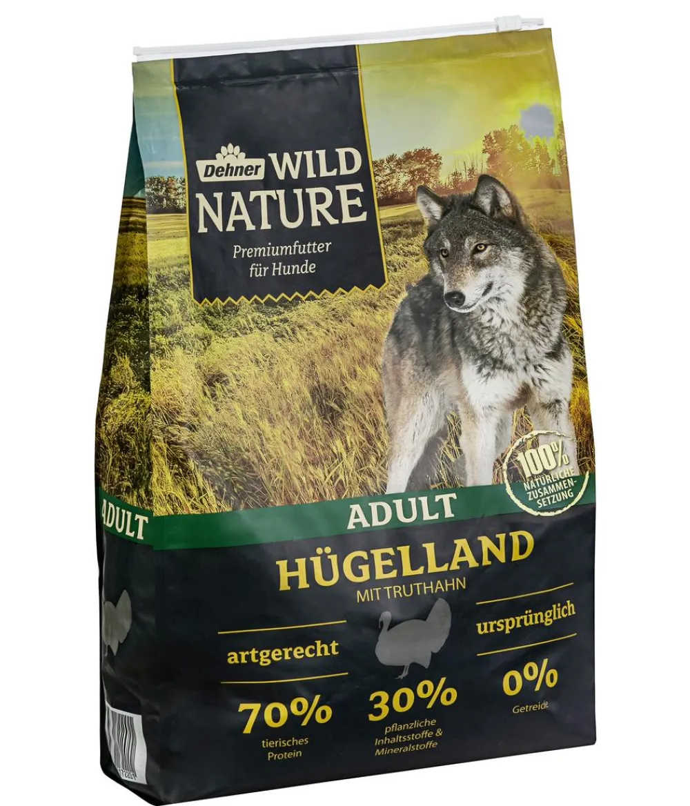 Dehner Wild Nature Trockenfutter Hund - Trockenfutter für Hunde Bergweide Adult