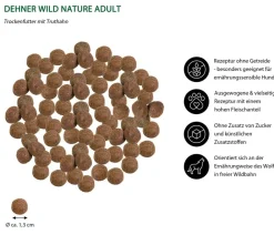 Dehner Wild Nature Trockenfutter Hund - Trockenfutter für Hunde Bergweide Adult