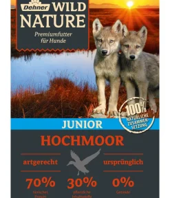 Dehner Wild Nature Trockenfutter für Hunde Hochmoor Junior New