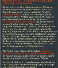 Dehner Wild Nature Trockenfutter für Hunde Hochmoor Junior New