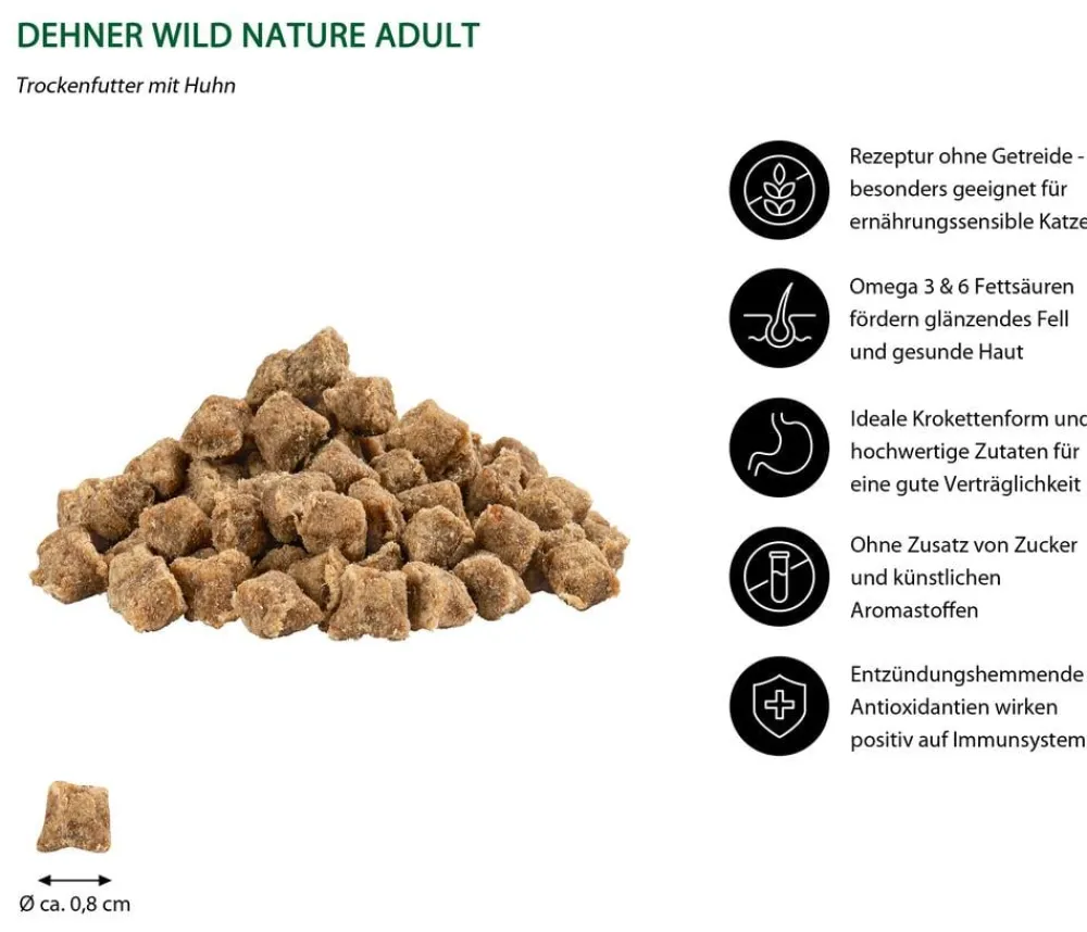 Dehner Wild Nature Trockenfutter Katze > Trockenfutter für Katzen Hügelland Kitten, Huhn