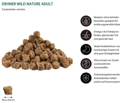 Dehner Wild Nature Trockenfutter Katze - Trockenfutter für Katzen Hochmoor Adult, Ente
