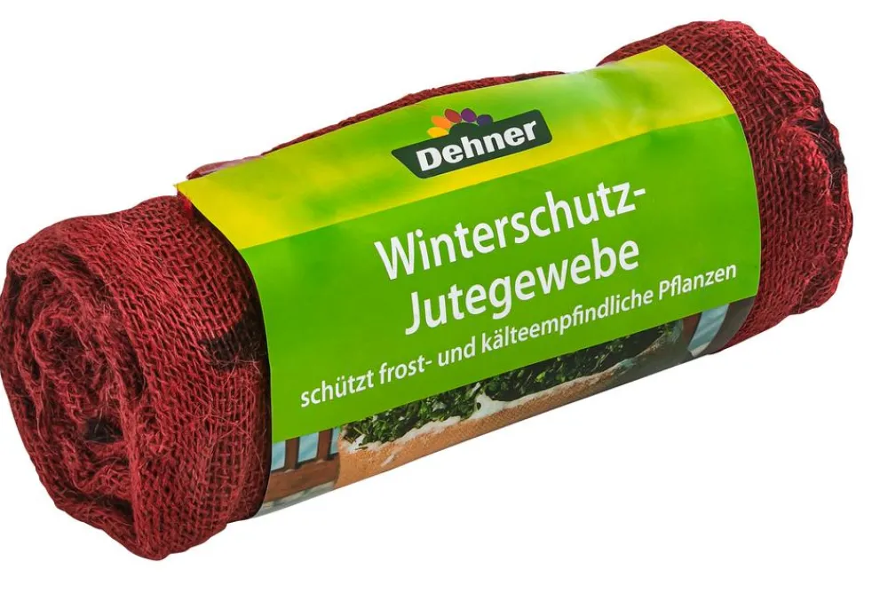 Dehner Pflanzenfolien & Ernteschutz|Mehr Blumentopfzubehör > Winterschutz-Jutegewebe mit Dekor, ca. L300/B105 cm