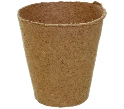 Dehner Zellulose-Anzuchttöpfe, rund, ca. Ø8/H9 cm, 16 Stk. Braun Clearance