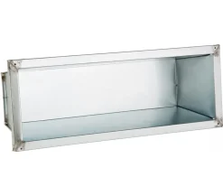 Dehner Pflanzkübel & Blumenkästen - Zink-Kasten, silber, ca. B50/H13/T17 cm Hellgrau