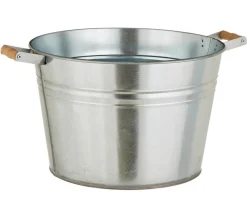 Dehner Pflanzkübel & Blumenkästen - Zink-Pflanzkübel, Ø 36 cm